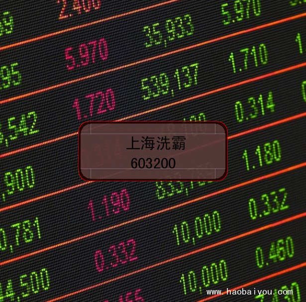 上海洗霸的证券代码(603200)